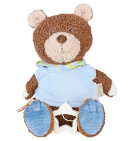 Sterntaler Spieluhr Bär Bob M braun – Beruhigende Einschlafmelodie für Babys