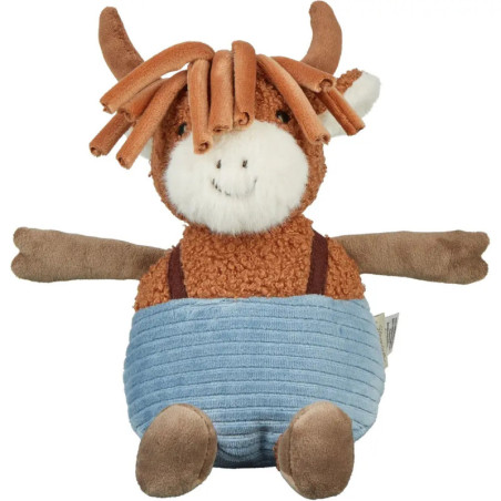 Sterntaler® Kuscheltier Schotti Schaf M braun – Weicher Treubegleiter 24cm