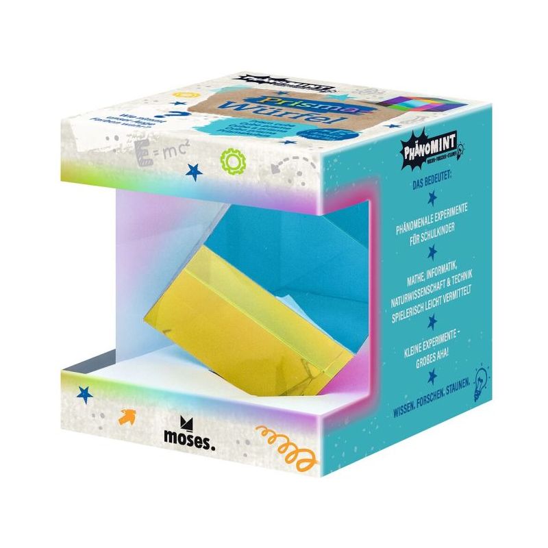 moses. PhänoMINT Prisma-Würfel – Faszination Optik & Lichtbrechung erleben | Lernexperiment