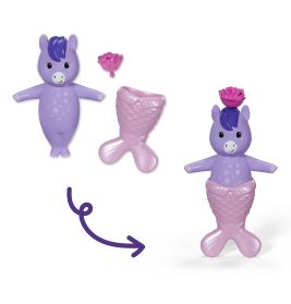 Zapf BABY born Glam Up Aura Puppe | Magisches Farbwechselhaar & Accessoires | Ab 3 Jahre