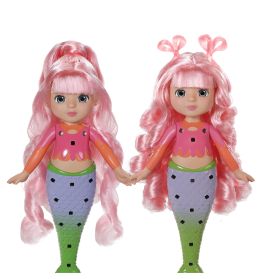 Zapf BABY born Glam Up Sunshine Puppe | Farbwechselhaar durch UV-Licht & Zubehör | Ab 4 Jahre