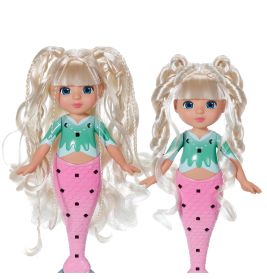 ZAPF BABY born Glam Up Sparkle Puppe – Haar mit UV-Farbwechsel & Styling-Zubehör