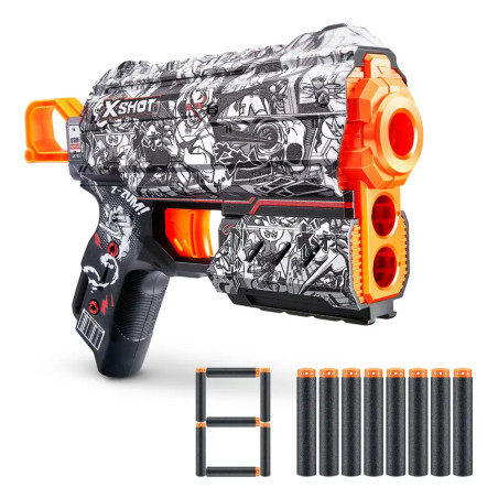 XSHOT - Skins Flux Blaster mit Darts, sortiert
