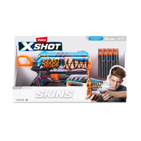 XSHOT - Skins Flux Blaster mit Darts, sortiert