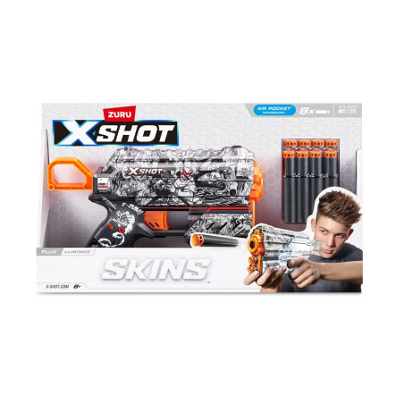 XSHOT - Skins Flux Blaster mit Darts, sortiert