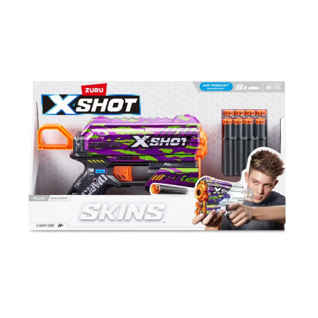 XSHOT - Skins Flux Blaster mit Darts, sortiert