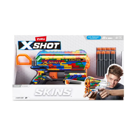XSHOT - Skins Flux Blaster mit Darts, sortiert