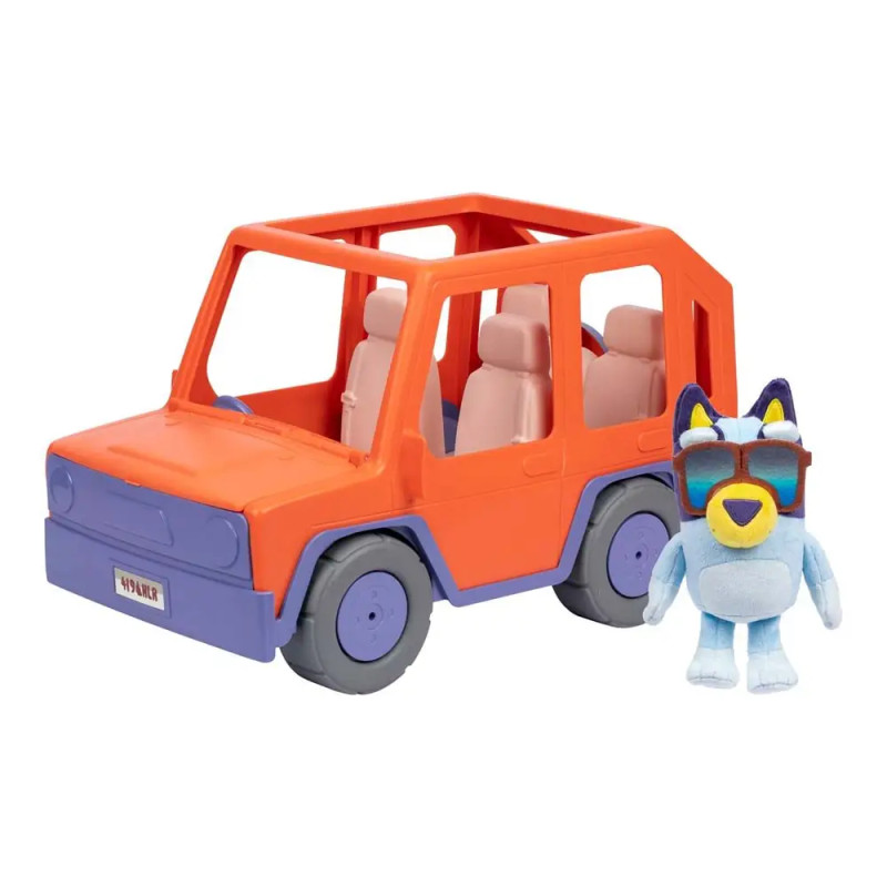 BLUEY Buddies S13 - Großes Familienauto   BLUEY-Plüschfigur 20 cm