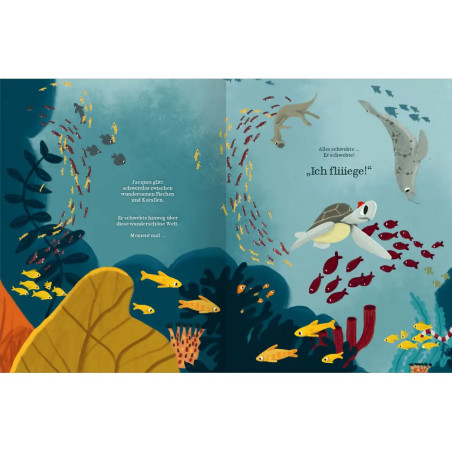 Die kleine Schildkröte, die vom Fliegen träumte