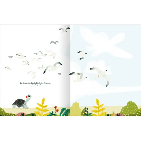 Die kleine Schildkröte, die vom Fliegen träumte