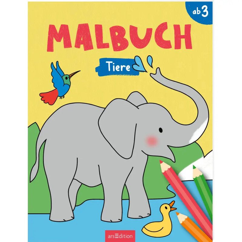 Malbuch Tiere