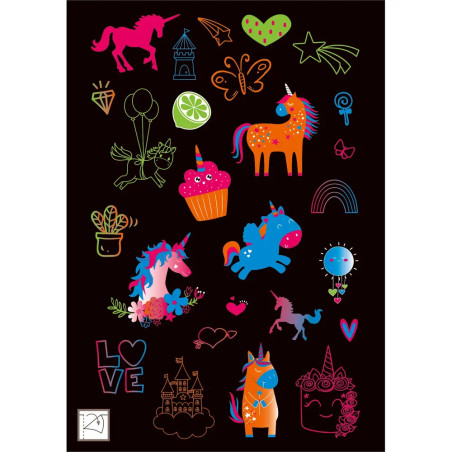 Neon-Sticker