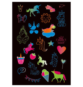 Neon-Sticker