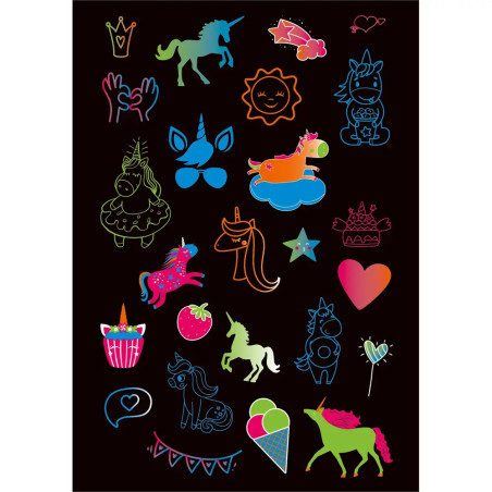 Neon-Sticker