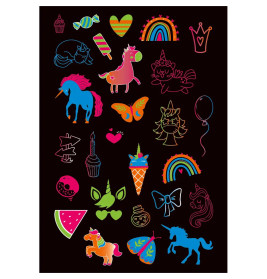 Neon-Sticker