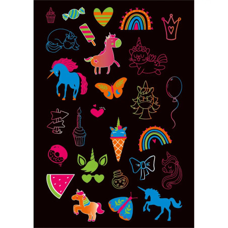 Neon-Sticker