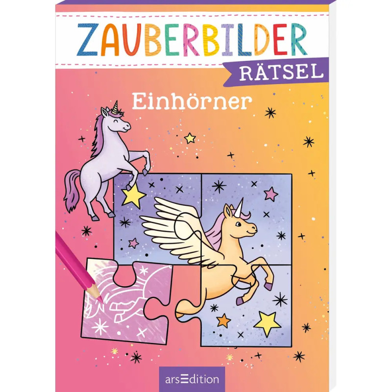 Zauberbilder-Rätsel – Einhörner