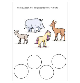 Zauberbilder-Rätsel – Einhörner