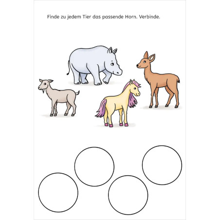 Zauberbilder-Rätsel – Einhörner