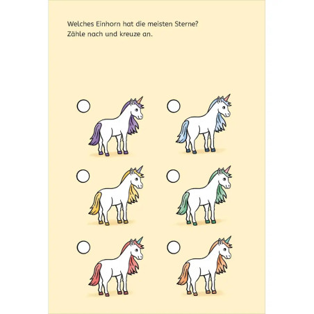Zauberbilder-Rätsel – Einhörner