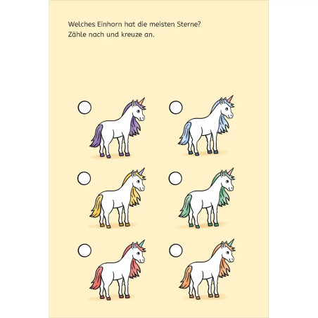 Zauberbilder-Rätsel – Einhörner
