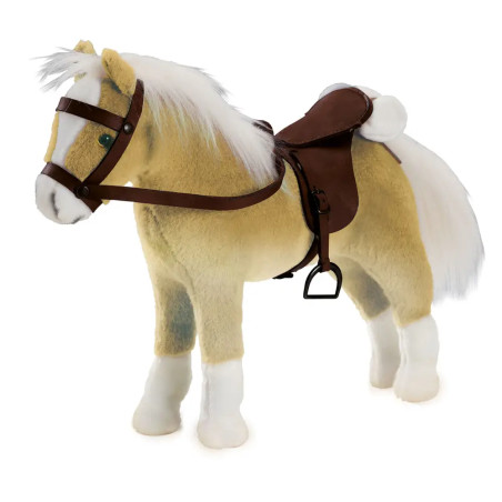 Götz 3401926 Pferd Haflinger mit Sattel, 42-50cm