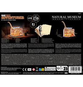 Tiny Adventures - Natural Museum Brachiosaurus Sk, Holzfunktionsmodelle zum Zusammenbauen