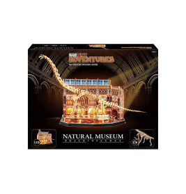 Tiny Adventures - Natural Museum Brachiosaurus Sk, Holzfunktionsmodelle zum Zusammenbauen