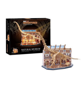 Tiny Adventures - Natural Museum Brachiosaurus Sk, Holzfunktionsmodelle zum Zusammenbauen