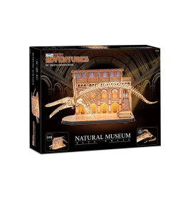 Tiny Adventures - Natural Museum Blue Whale, Holzfunktionsmodelle zum Zusammenbauen