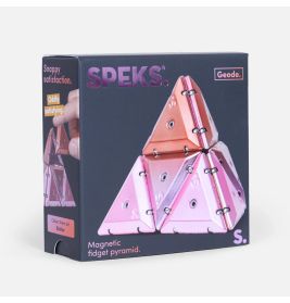Speks. Geode Chrome Pyramid 4-fach sortiert