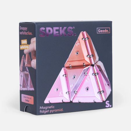 Speks. Geode Chrome Pyramid 4-fach sortiert