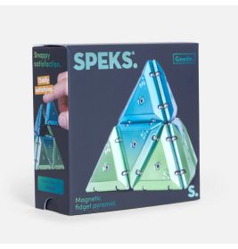 Speks. Geode Chrome Pyramid 4-fach sortiert