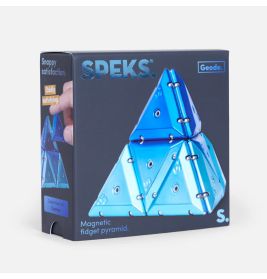 Speks. Geode Chrome Pyramid 4-fach sortiert