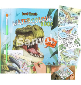 Dino World Watercolour Book