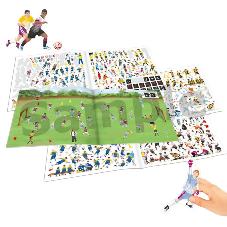 Create your Football Game Stickerbuch Fussball