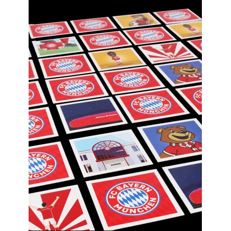 FC Bayern München Memory Spiel – Offizielles Gedächtnisspiel für Fans ab 3 Jahren