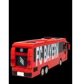 FC Bayern München Mannschaftsbus Klemmbausteine (340 Teile) – Bau-Set für Fans ab 6 Jahren
