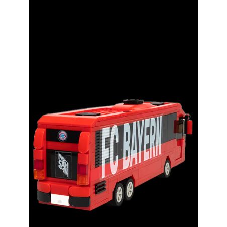FC Bayern München Mannschaftsbus Klemmbausteine (340 Teile) – Bau-Set für Fans ab 6 Jahren