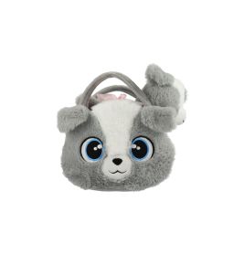 Cutie-Handtasche mit Hund sort.