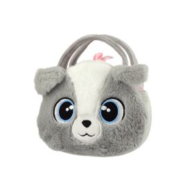 Cutie-Handtasche mit Hund sort.