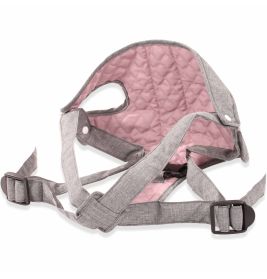 Götz Bauchtrage 'Soft Mood' Pink/Grau für Puppen | Trage deine Puppe ganz nah!