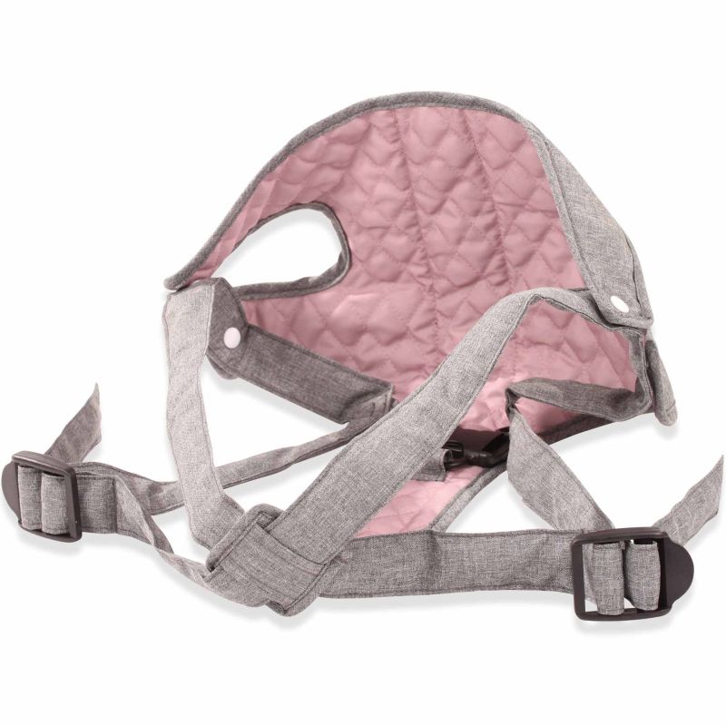 Götz Bauchtrage 'Soft Mood' Pink/Grau für Puppen | Trage deine Puppe ganz nah!