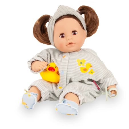 Götz Cosy Aquini Little Duck Badepuppe 33 cm – Wasserfest, schnelltrocknend