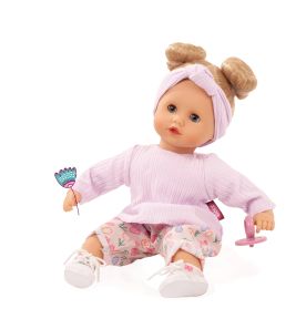 Götz Muffin Puppe Jeanshose 33 cm – Blond, kämmbare Haare, Schlafaugen