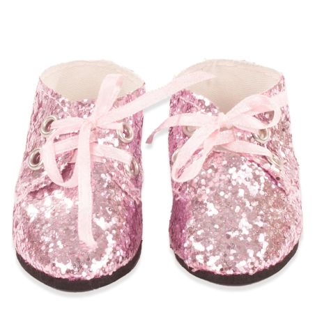 Götz Schuhe Glitzer Pink für Puppen 42-50cm | Funkelnder Auftritt für deine Puppe