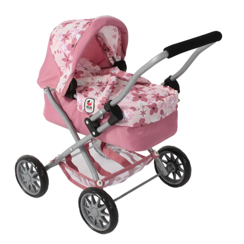 Mini-Kuschelwagen SMARTY Flowe rs rosa