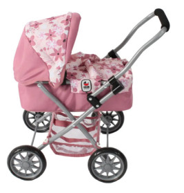 Mini-Kuschelwagen SMARTY Flowe rs rosa
