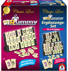 Selecta Classic Line My Rummy + Ergänzungs-Set – Brettspiel für Familie & Freunde