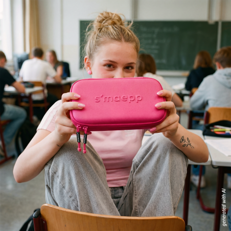 BRUNNEN Schlamper XL Hardcase 'Tulip' – Stiftetui für Schule & Büro (smaepp)